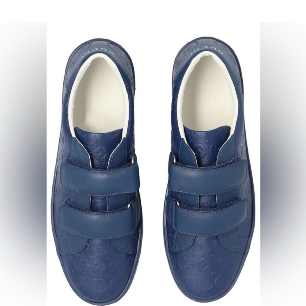 Gucci Ace Velcro Sneakers with Double G